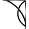 Ekena Millwork Miller Wrought Iron Bracket, (Single center brace), Antiqued Bronze 1 1/2"W x 10"D x 12"H BKTM01X10X12SMIABZ - alternate 6